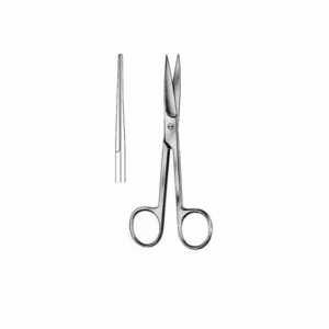 Foarfece chirurgicale 18cm O/O curbate